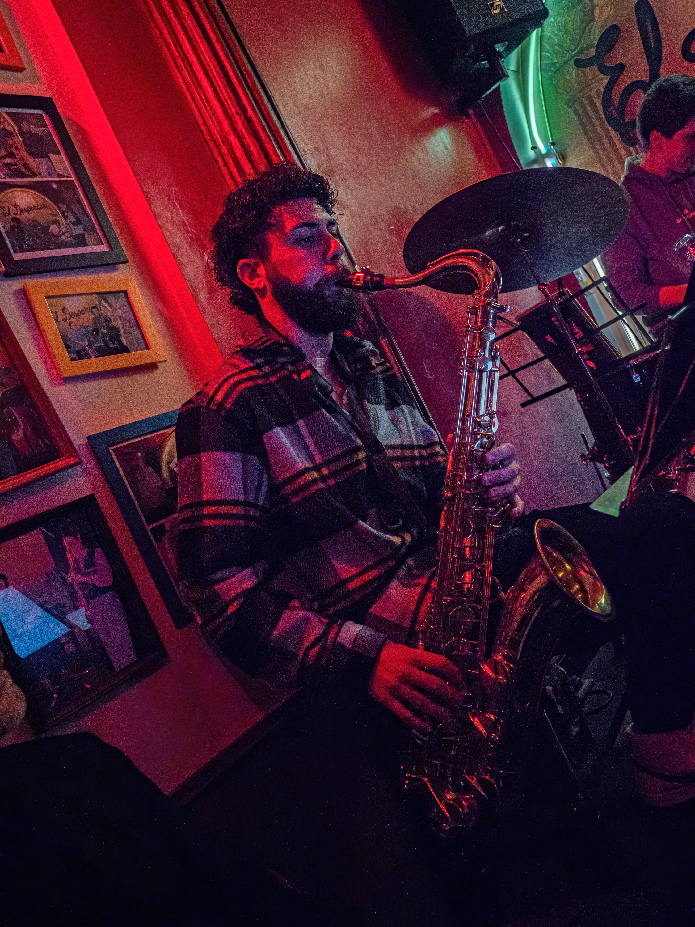 Anders Boye Knudsen Quintet — trumpeter close-up